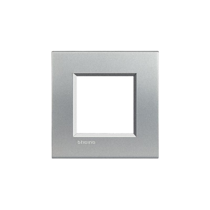 Livinglight placca 2 moduli quadra Tech BTICINO LNA4802TE Livinglight placca 2 moduli quadra Tech BTICINO LNA4802TE
