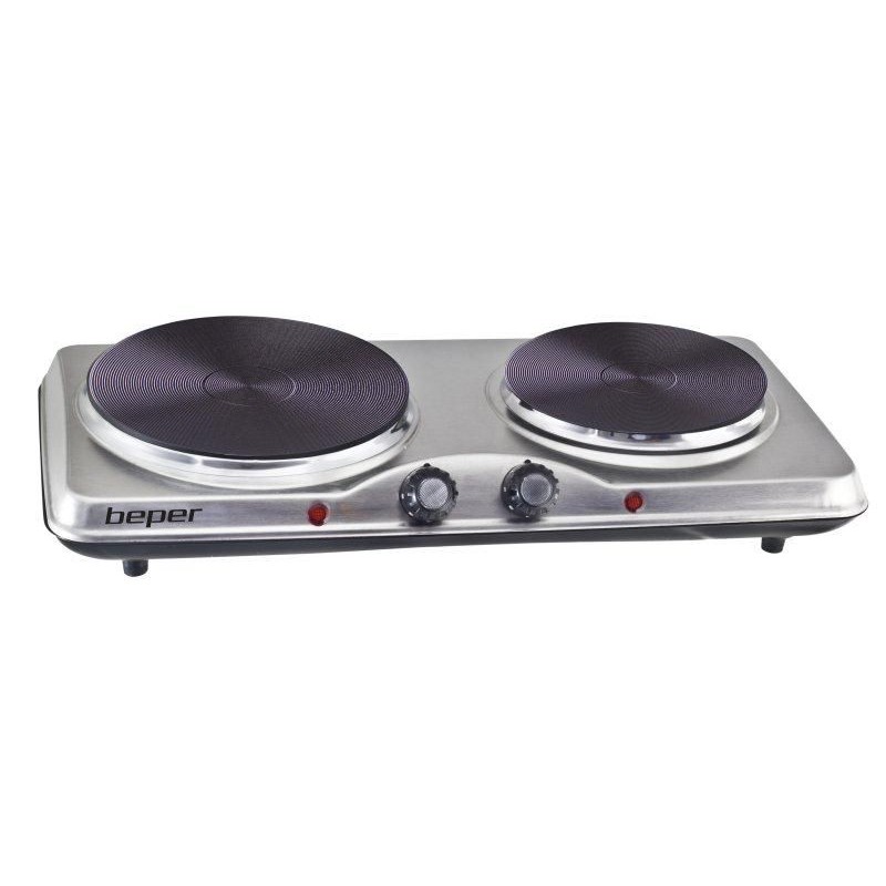 FORNELLO ELETTRICO DOPPIA PIASTRA BEPER 90.825 FORNELLO ELETTRICO DOPPIA PIASTRA BEPER 90.825