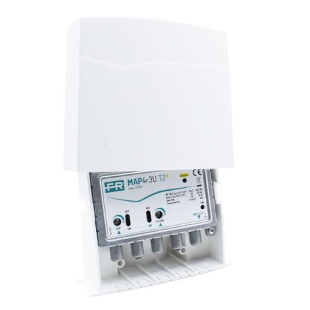 Amplificatore Da Palo 2 Ingressi Bande III+DAB, UHF 22/42db FRACARRO 223754