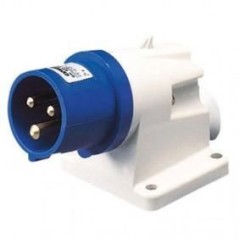 Spina fissa da parete 2P+T 16A IP44 blu 220V GEWISS GW60404