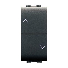 DOPPIO PULSANTE ANTRACITE MY LIFE ELETTROCANALI ECL4022