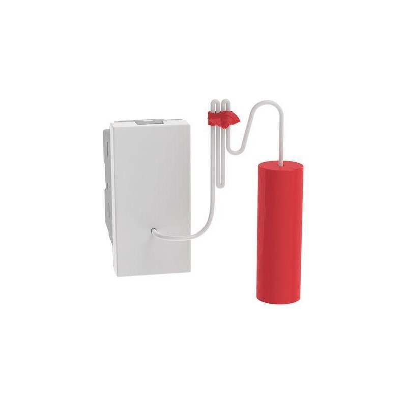 Pulsante a tirante 1P NO/NC 10A 1 modulo bianco MatixGO BTICINO JW4033 Pulsante a tirante 1P NO/NC 10A 1 modulo bianco MatixGO BTICINO JW4033