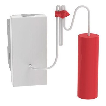 Pulsante a tirante 1P NO/NC 10A 1 modulo bianco MatixGO BTICINO JW4033