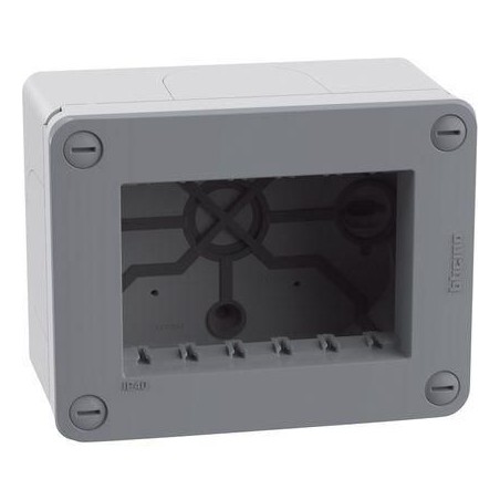 Scatola idrobox 3 moduli IP40 grigia MatixGO BTICINO 28403G