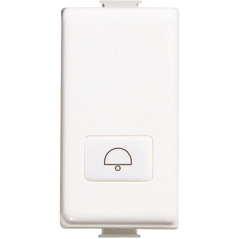Copritasto Matix con simbolo campanello bianco BTICINO AM5921D Copritasto Matix con simbolo campanello bianco BTICINO AM5921D