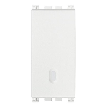 Pulsante illuminabile 1P 10A bianco Arke VIMAR 19008.B