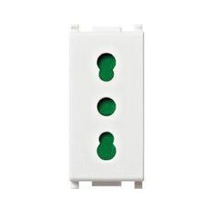 Plana presa bipasso 10/16A VIMAR 14203