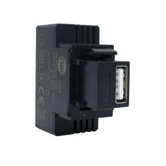 Alimentatore da Incasso USB-A Keystone Nero 3A FANTON 82897
