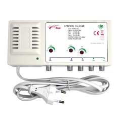 Centralino da Muro VHF/UHF/UHF 3 Ingressi Separati Regolabili Max 35DB con Filtro 5G KONELCO GBC JL45981/5G Centralino da Muro VHF/UHF/UHF 3 Ingressi Separati Regolabili Max 35DB con Filtro 5G KONELCO GBC JL45981/5G