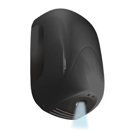 Asciugamani Elettrico Da Parete Mini-Jet Nero LUX PAMPERO N