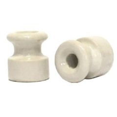 Isolatore in Ceramica Bianca Diametro 18 mm DKL DIK713007