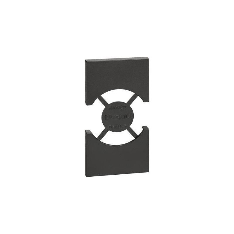 Cover Living Now per Presa Schuko 2 moduli Nero BTICINO KG03