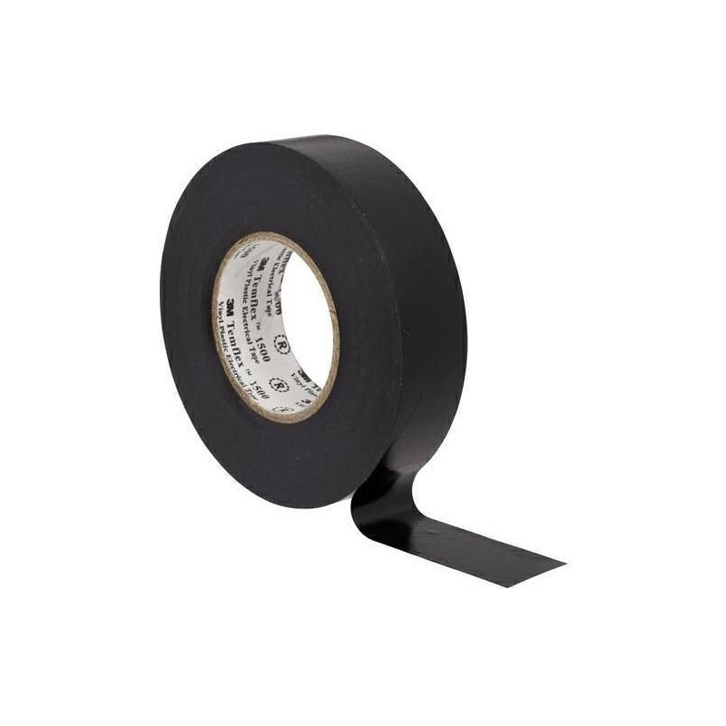 NASTRO ISOLANTE NERO 19X25X0,15MM IN PVC 3M 3100014057