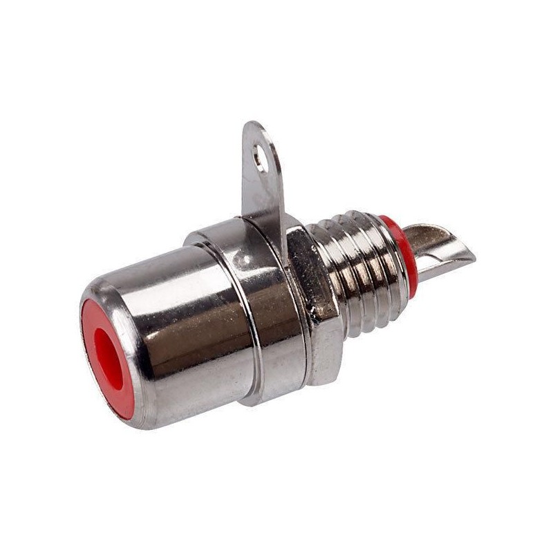 PRESA RCA ROSSA DA PANNELLO MELCHIONI 433329738 PRESA RCA ROSSA DA PANNELLO MELCHIONI 433329738