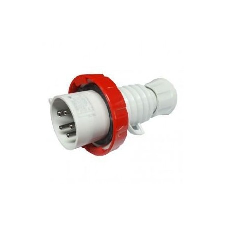 Spina mobile 3P+T+N 32A IP67 rossa 380V GEWISS GW60042H