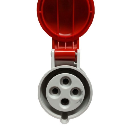 Presa mobile 3P+T 32A IP44 rossa 380V GEWISS GW62019H