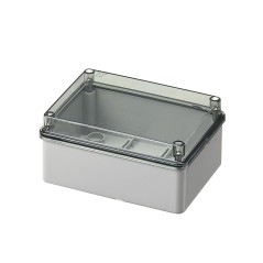 Cassetta esterna con coperchio trasparente 150x110x70 ELETTROCANALI EC420C5