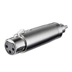 Adattatore microfonico XLR presa 3 poli a spina RCA MELCHIONI 433329786