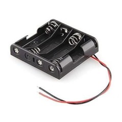 PORTAPILE PER 4 MINISTILO AAA CON FILI KONELCO GBC 25011500