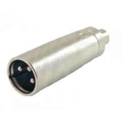 Adattatore microfonico XLR Spina 3 poli a Presa RCA ALPHA ELETTRONICA 40-102