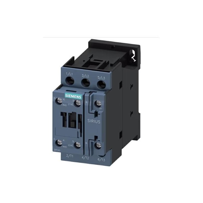 Contattore 3 poli 17A S0 1NA+1NC 230VCA SIEMENS 3RT20251AL20
