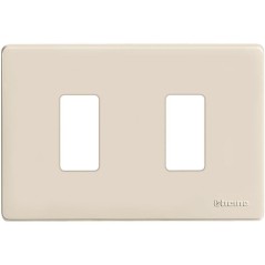 Placca Magic 2 Posti Avorio in Resina BTICINO 503/2/R