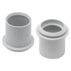 Raccordo Morbido Tubo Scatola IP44 Ø25-29 mm Grigio ELETTROCANALI ECRM25-29