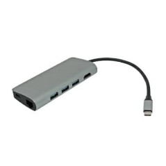 Hub Spina Type-C 3 Porte USB-A 3.0 1 Porta HDMI/PD/LAN/Card Reader KONELCO GBC 59790200