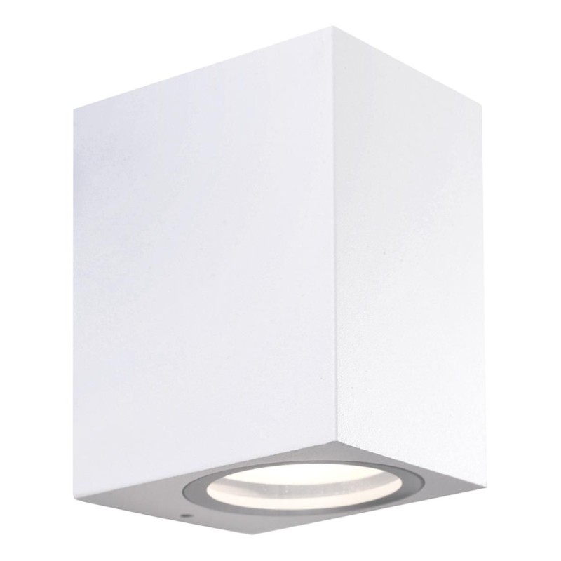 Applique da Muro in Alluminio Bianco 1xGU10 IP65 BOT LIGHTING TOLEDO1B