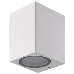 Applique da Muro In Alluminio Bianco 1xGU10 IP65 LIFE 39.PL10180W
