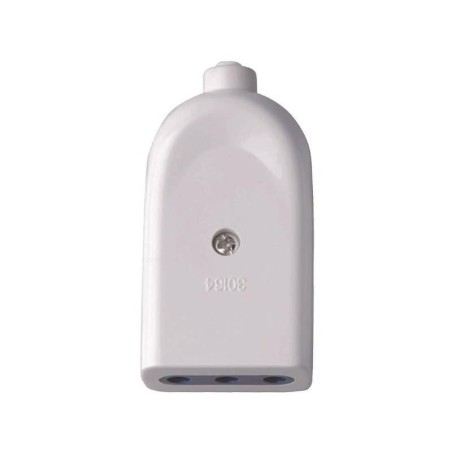 Presa Volante 10A 2P+T IMQ Bianca ECOVA 33011