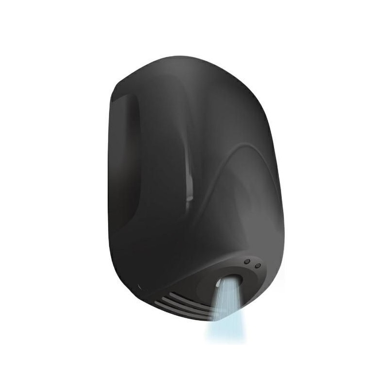 Asciugamani Elettrico Da Parete Mini-Jet Nero LUX PAMPERO N