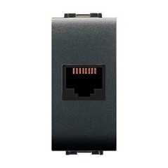 PRESA TELEFONICA ANTRACITE MY LIFE ELETTROCANALI ECL4084