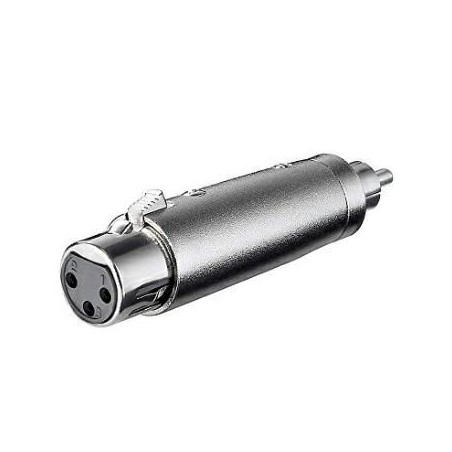 Adattatore microfonico XLR presa 3 poli a spina RCA MELCHIONI 433329786
