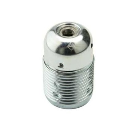 Portalampada Filettato E27 Argento FAI 1031/F/ARG