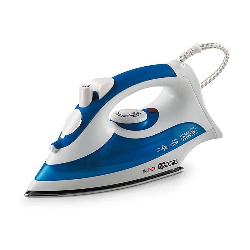 FERRO DA STIRO A VAPORE 2000W INO INOX TERMOZETA 73467M