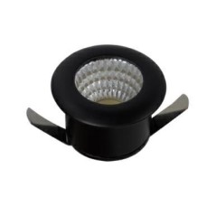 Mini Spotlight LED Nero 3W 3000K 310lm 230V IPERLUX IP3SCBW