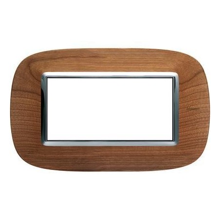 AXOLUTE PLACCA 4 MODULI LEGNO CLIEGIO BTICINO HB4804LCA