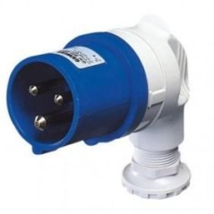 Spina mobile 90° 2P+T 16A IP44 blu 220V GEWISS GW60085