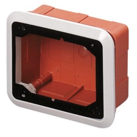 Cassetta incasso per prese interbloccate orizzontali GEWISS GW66681