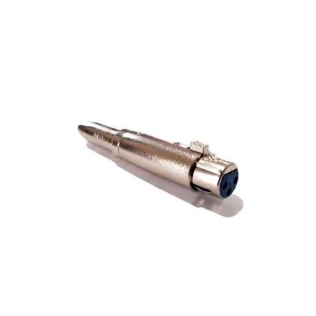 Adattatore microfonico xlr da presa 3 poli a presa jack 6,3 mono KONELCO GBC 30564500