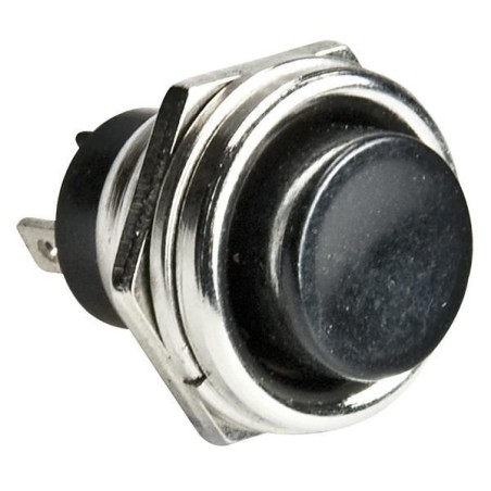 Pulsante Nero 3A 125Vac N.A. LIFE 34.00915