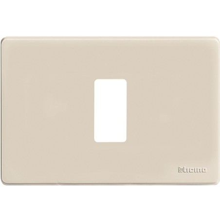 Placca Magic 1 Posto Avorio in Resina BTICINO 503/1/R