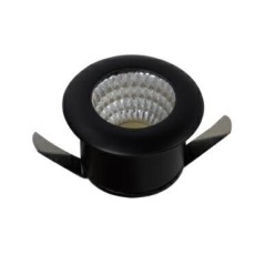 Mini Spotlight LED Nero 3W 4000K 320lm 230V IPERLUX IP3SCBD
