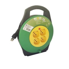 Avvolgicavo 16A con 4 Prese Universali 10 Metri ECOVA 32118