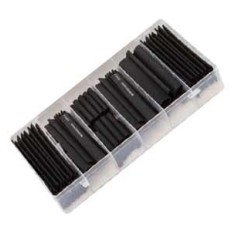 Set Guaina Termorestringente Varie Misure Nera ALPHI GT/2000