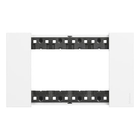 Placca Living Now 4 moduli colore bianco BTICINO KA4804KW