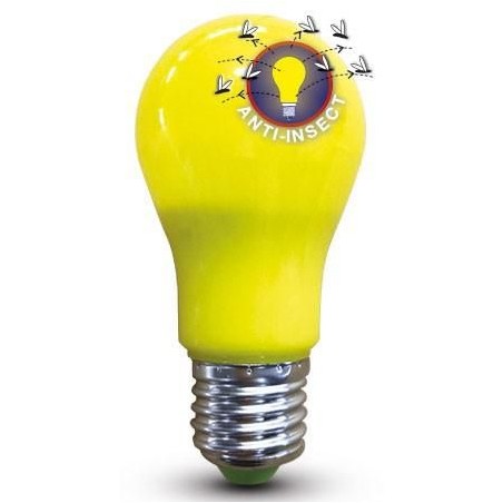 LAMPADINA GOCCIA LED ANTI-INSETTI 7W 1700K ATTACCO E27 DURALAMP LA60AI