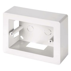 Scatola a parete portafrutti Bianca 3 Moduli ELETTROCANALI ECSPA70B