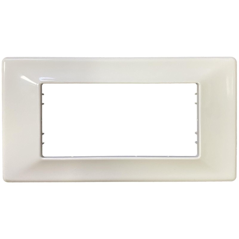 Placca ERGO 4 Moduli Bianca Abs LEGRAND 70307